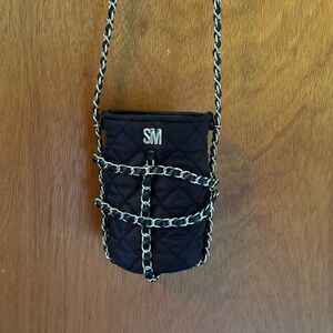 Steve Madden Quilted Black Crossbody Bag
